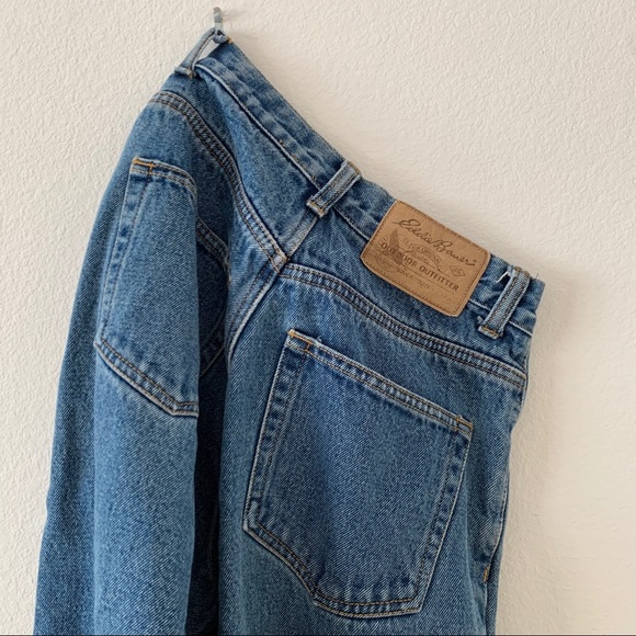 VTG Eddie Bauer Flannel-Lined Jeans - Picture 3 of 5